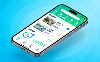 体育服务平台展示 - 用户通过手机应用享受多种体育服务界面